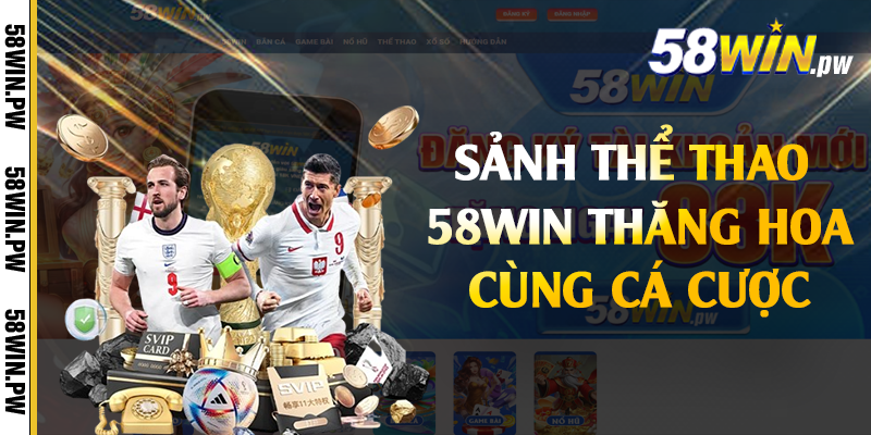 Sảnh thể thao 58win thăng hoa cùng cá cược